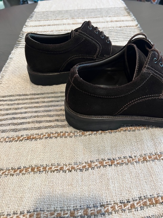 To Boot New York Dario Dark Brown Aero Leather Suede Derby Lace Up Shoe Mens 10 main image 7